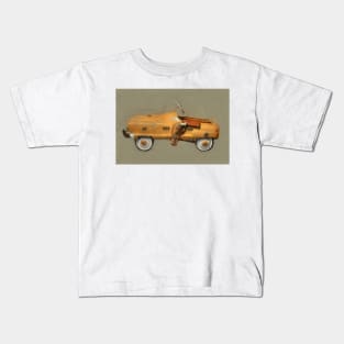 Roy Rogers Pedal Car Kids T-Shirt